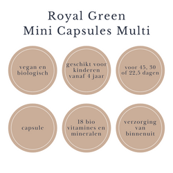 Royal Green Multivitaminen Mini Capsules Biologisch