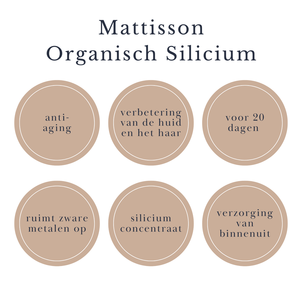 Beautysups silicium concentraat mattisson natuurlijk