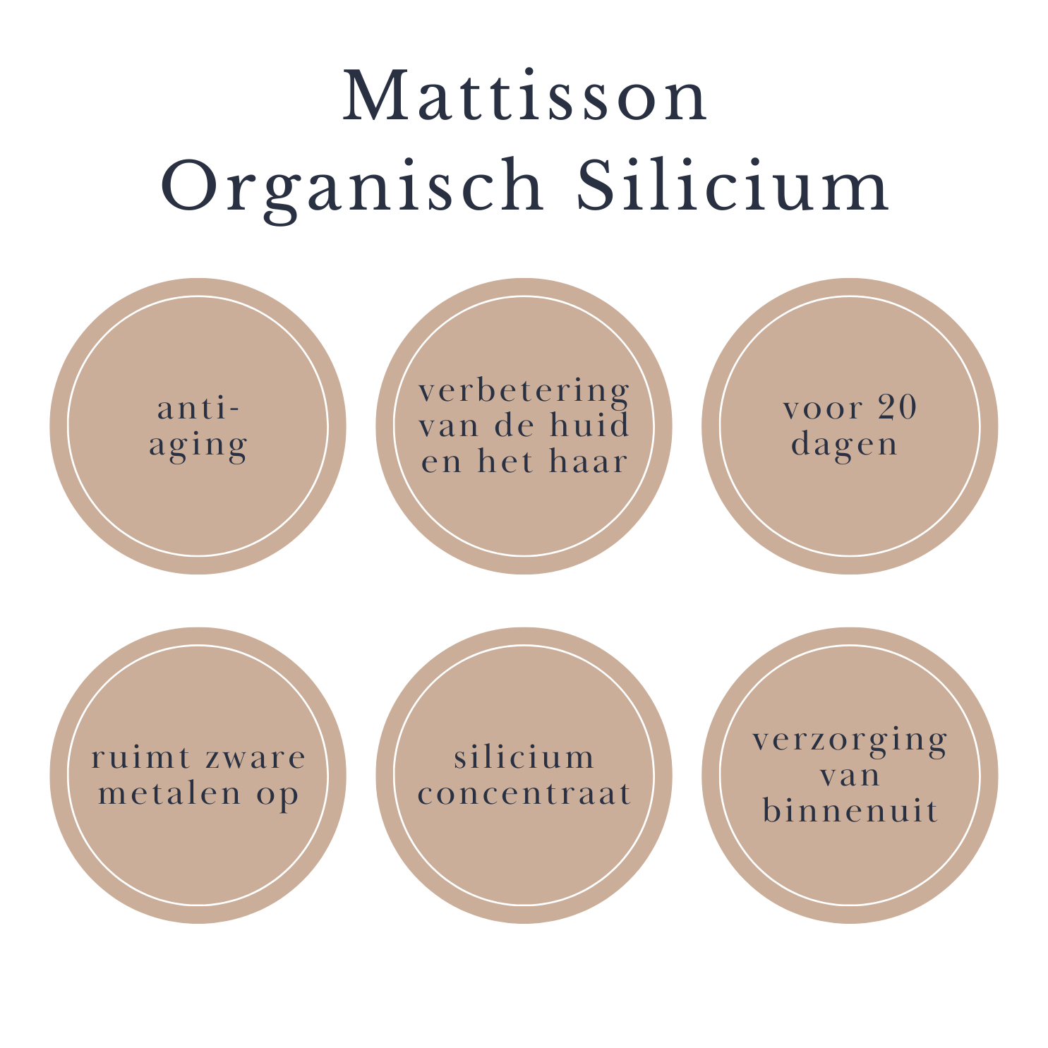 Beautysups silicium concentraat mattisson natuurlijk