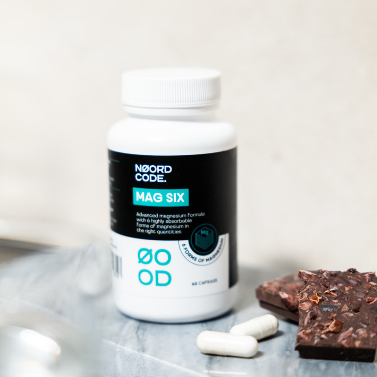NoordCode Mag Six - 6 soorten magnesium met B6 Beautysups
