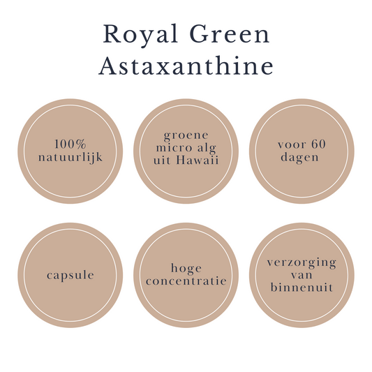 Royal Green Astaxanthine (natuurlijk) Beautysups
