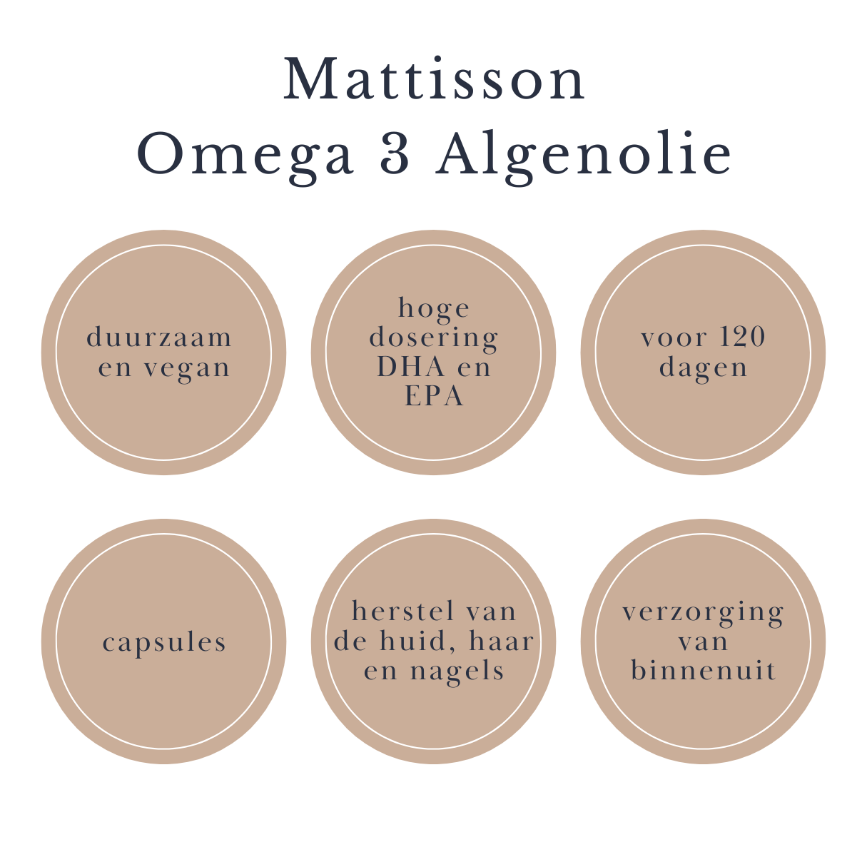 Vegan Omega 3 Algenolie - Hoge dosering DHA en EPA