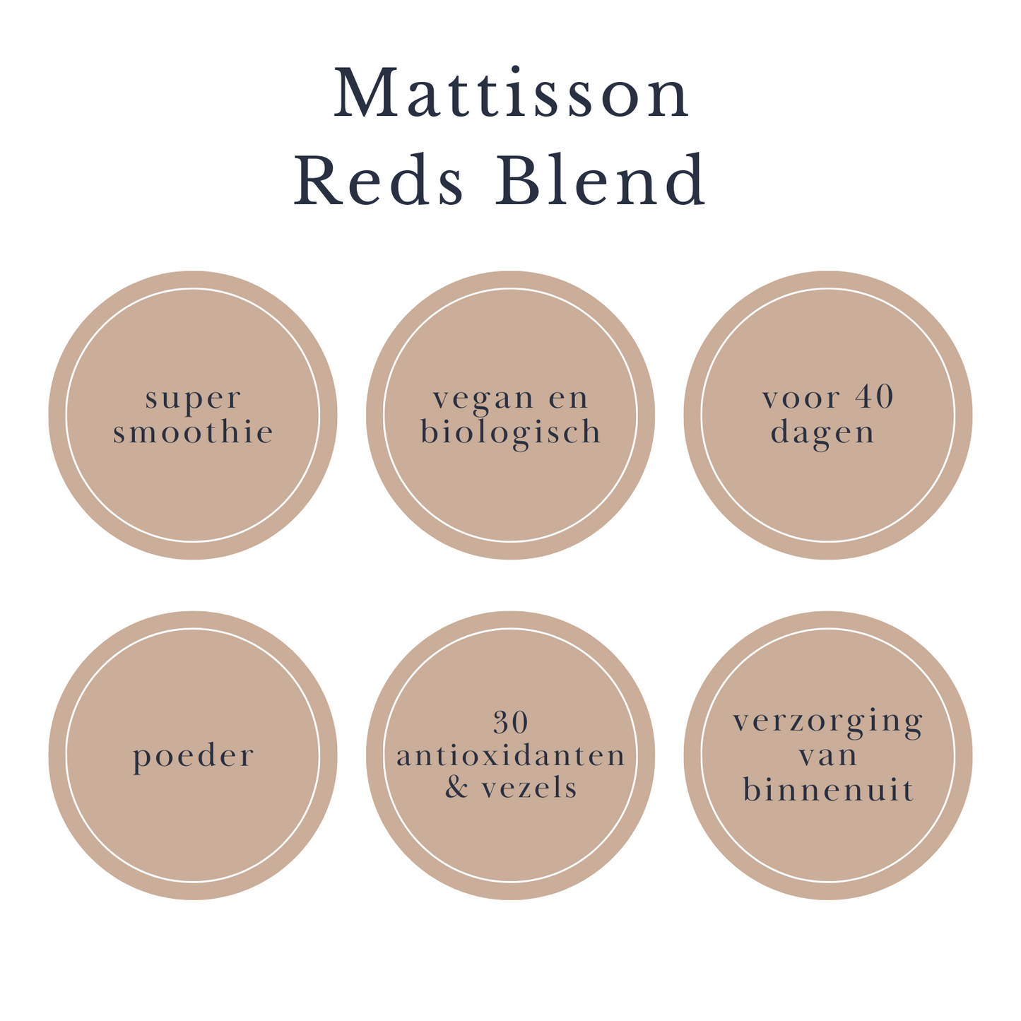 Mattisson Reds Biologische Blend (poeder)