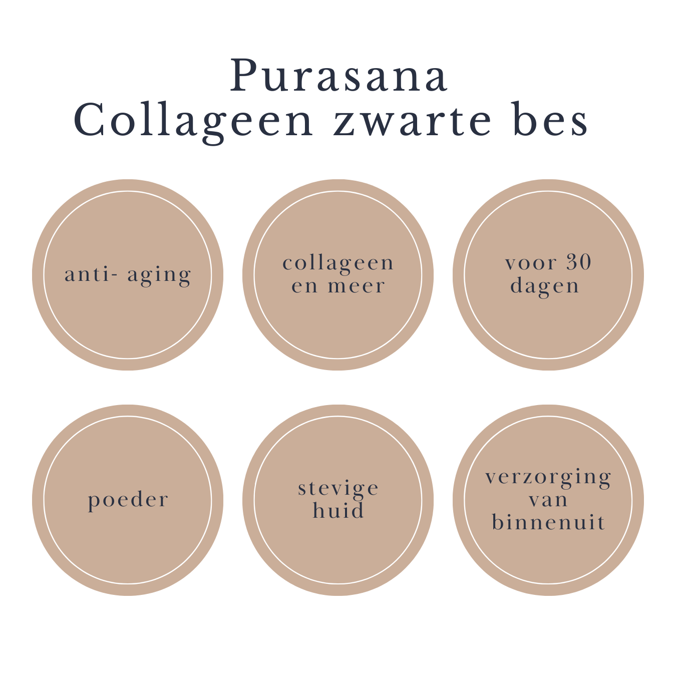 Purasana Collageen - peptiden braambes 250g